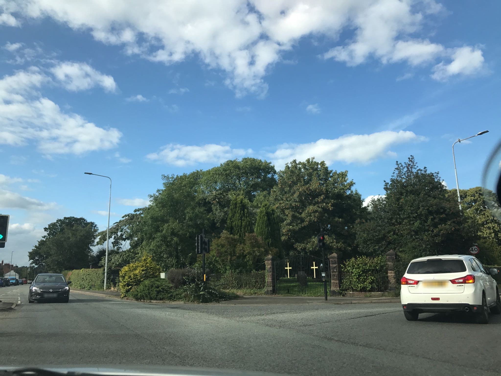 Street view near 52 Barony Road, Nantwich — © rossa (CC BY-SA · Mapillary)
