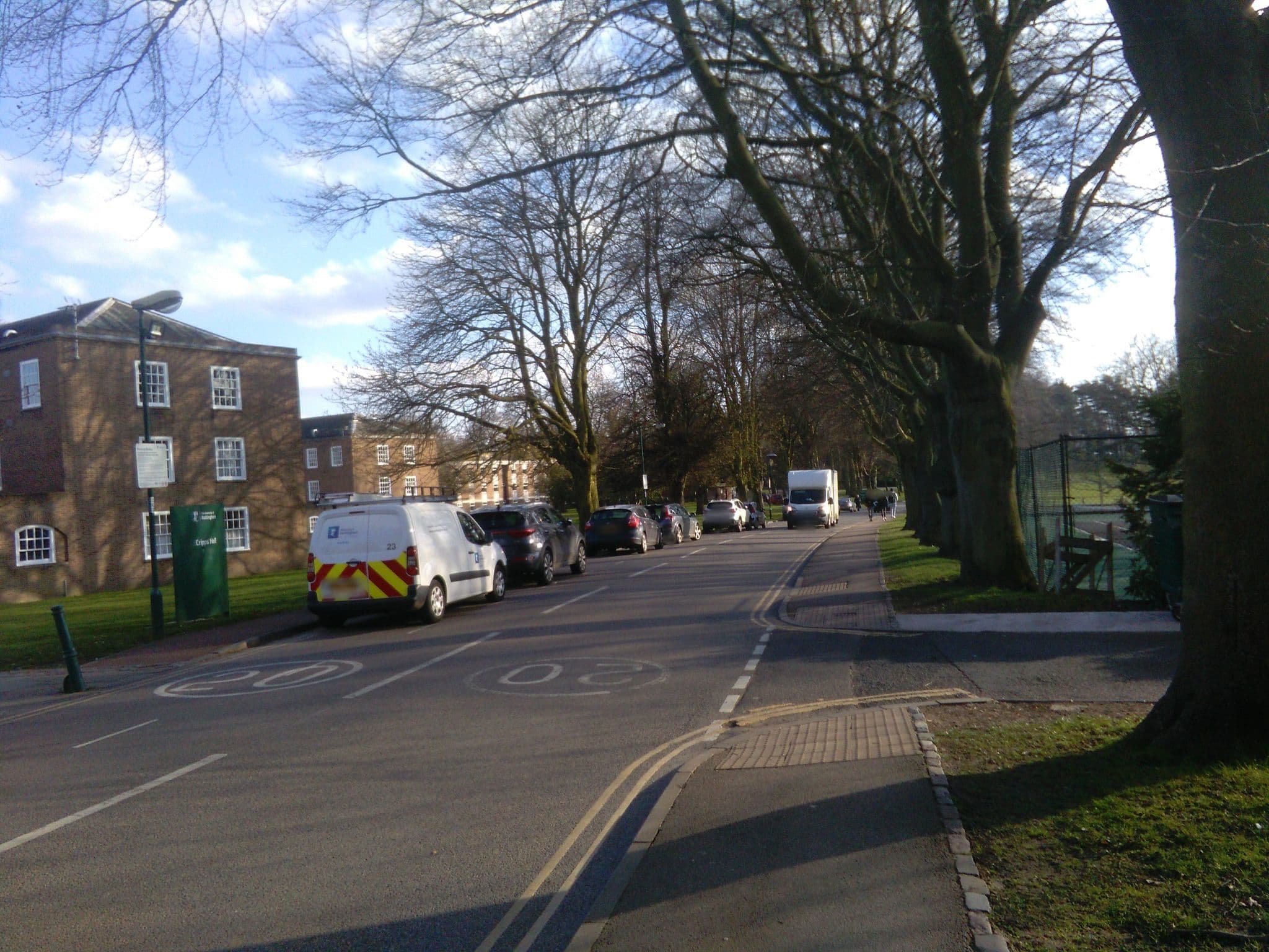 Street view near Cripps Hall Guest Annexe, Basford — © sk53_quint (CC BY-SA · Mapillary)