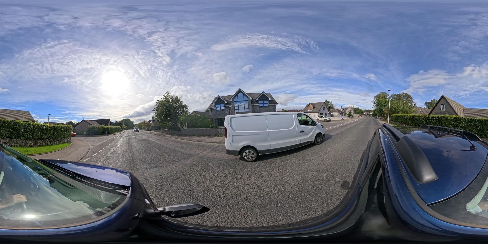 Street view near Edelweiss Guest House, Oldmeldrum — © coetserw (CC BY-SA · Mapillary)