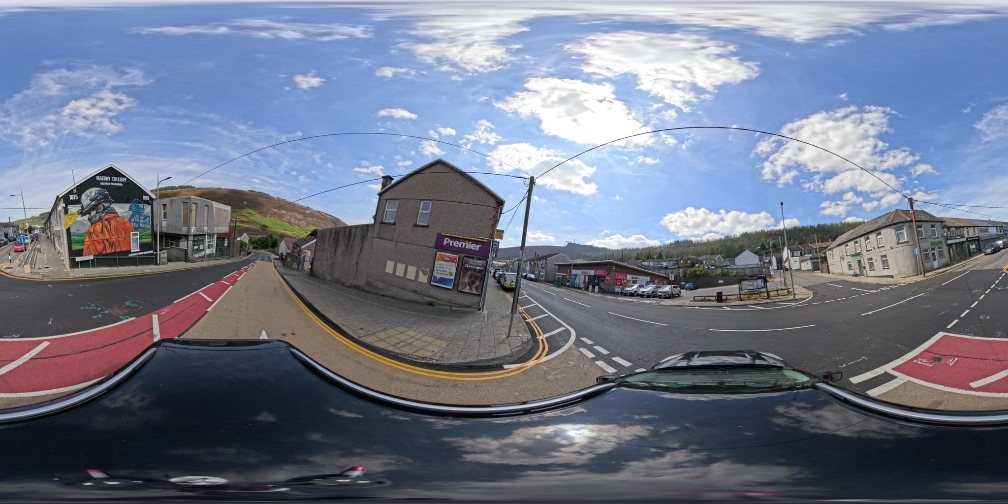 Street view near The Hotel, Treorchy — © MarksMap (CC BY-SA · Mapillary)