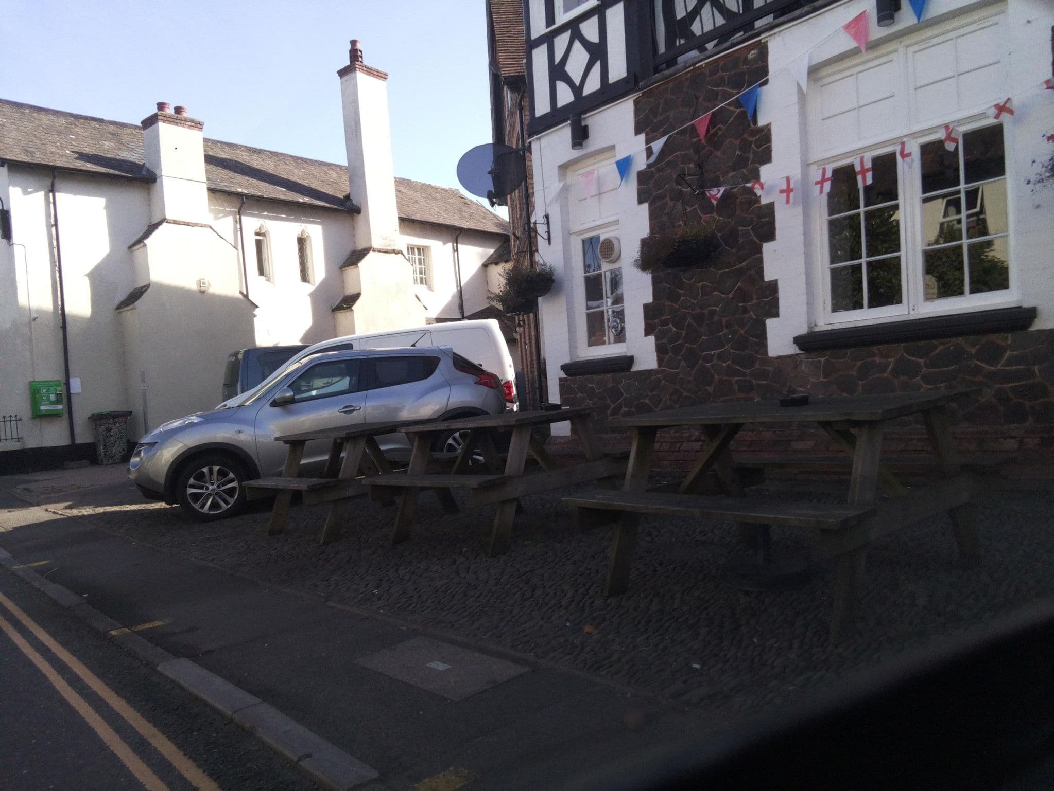 Street view near The Castle, Porlock — © southglos (CC BY-SA · Mapillary)