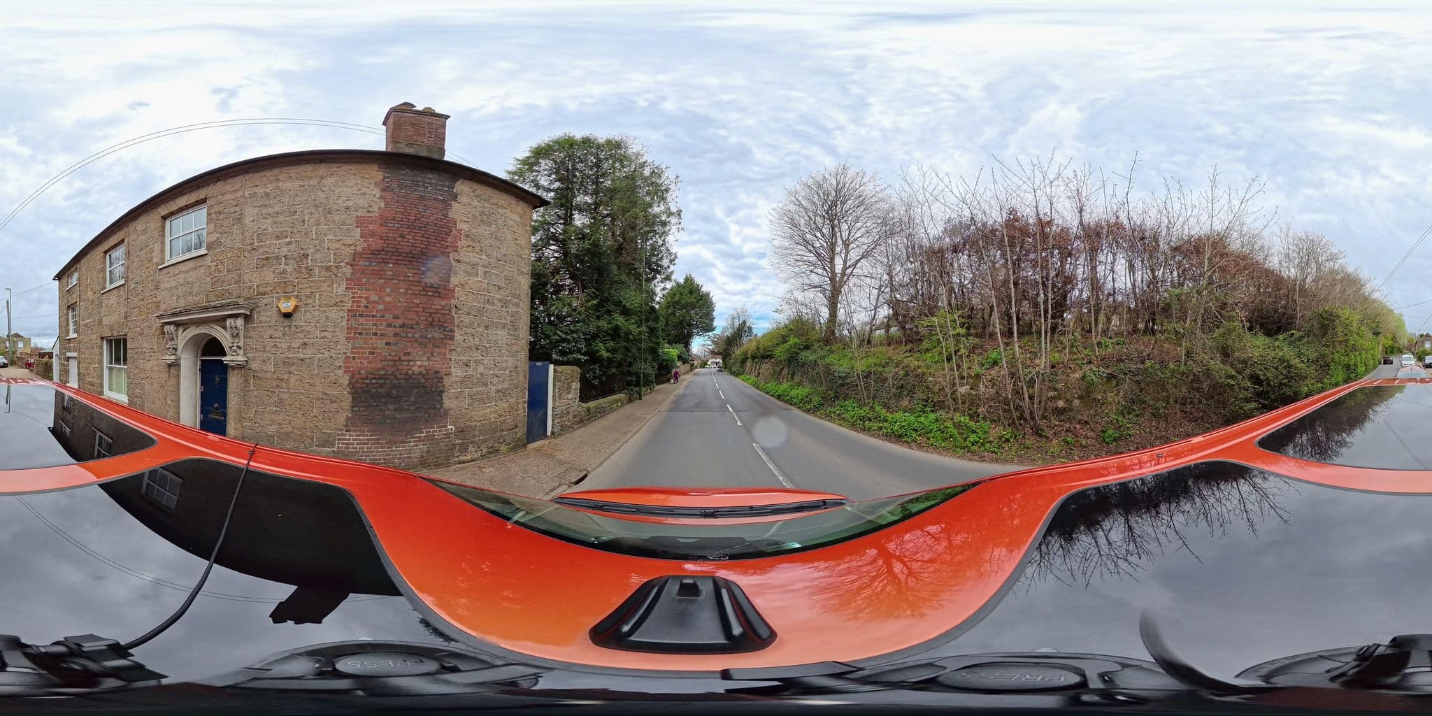 Street view near Templemead Lodge, Pulborough — © BlizzardBorn42Car (CC BY-SA · Mapillary)
