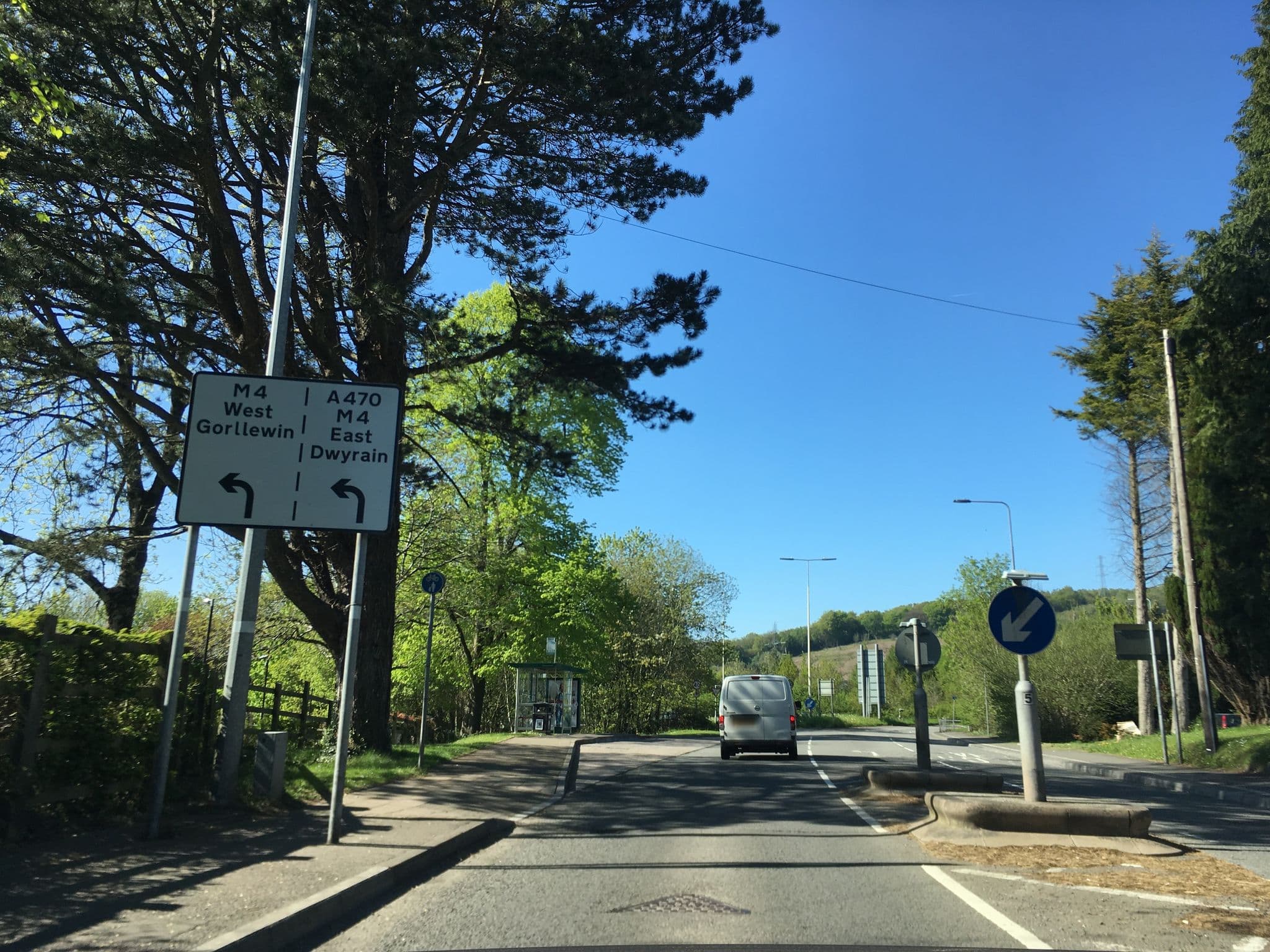Street view near Water Babies at Village Hotel, Radyr — © southglos (CC BY-SA · Mapillary)
