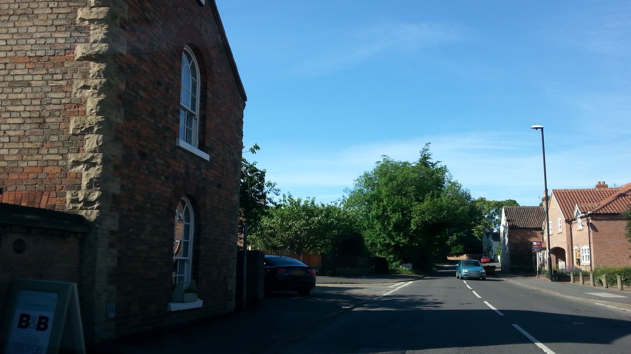 Street view near Porphyry House Bed & Breakfast, Southwell — © adam2 (CC BY-SA · Mapillary)