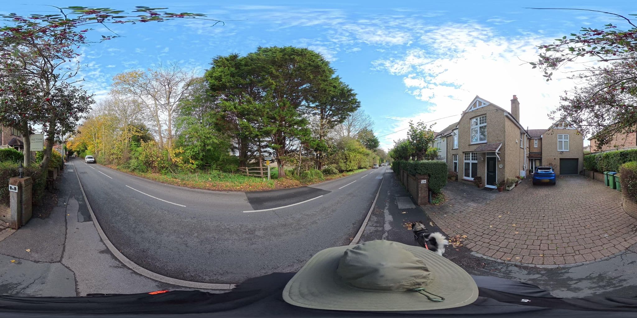 Street view near Hill View Bed & Breakfast, Steyning — © MattWithHuskies (CC BY-SA · Mapillary)