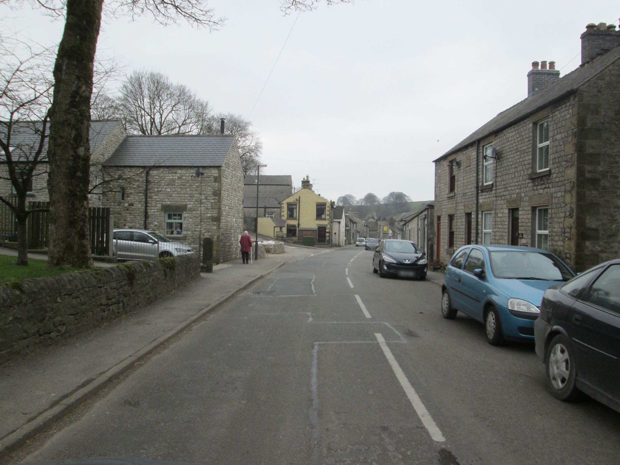 Street view near Sunshine Cottage Tideswell, Tideswell — © dudone (CC BY-SA · Mapillary)