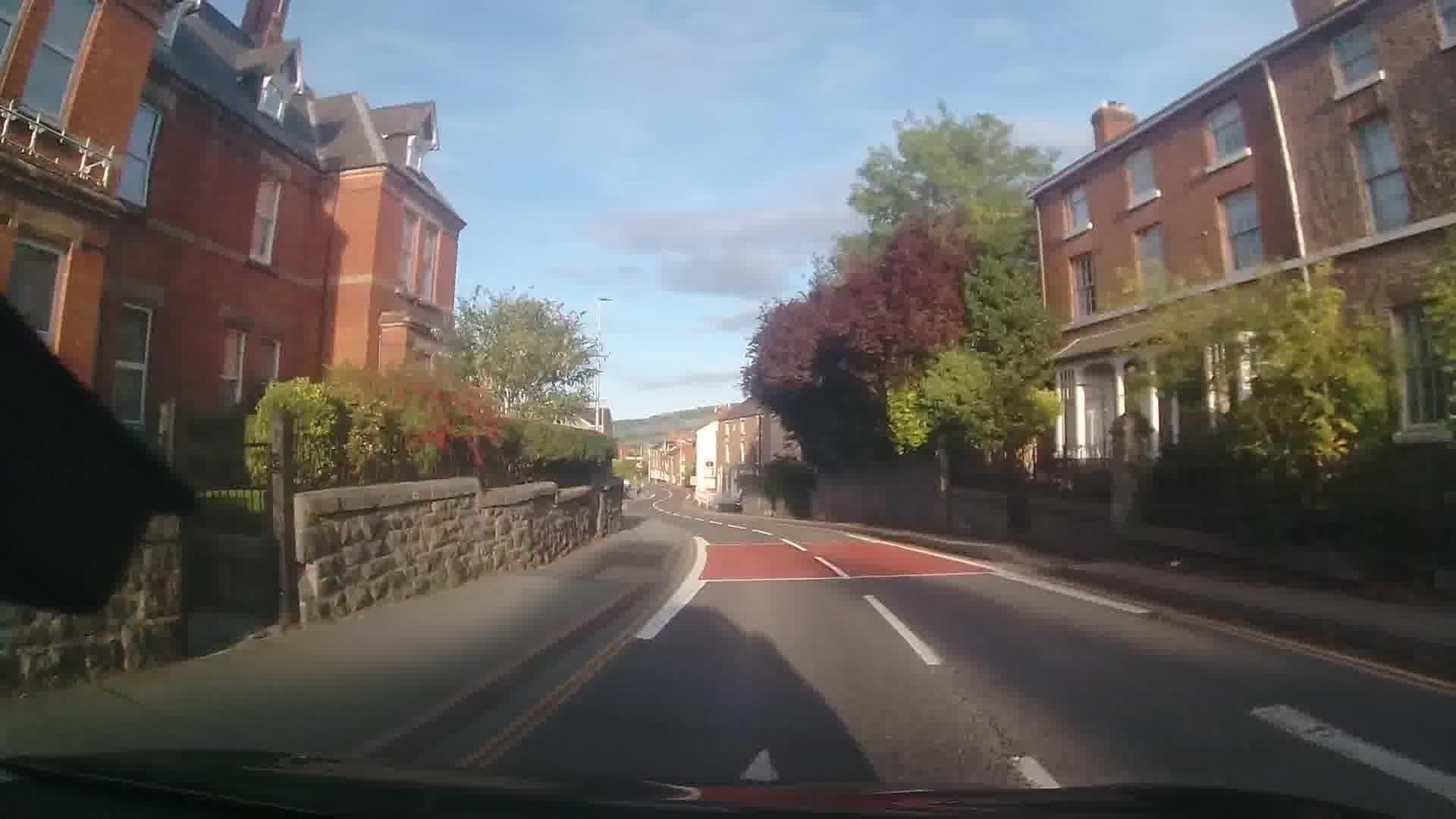 Street view near B&B, Welshpool — © trigpoint (CC BY-SA · Mapillary)