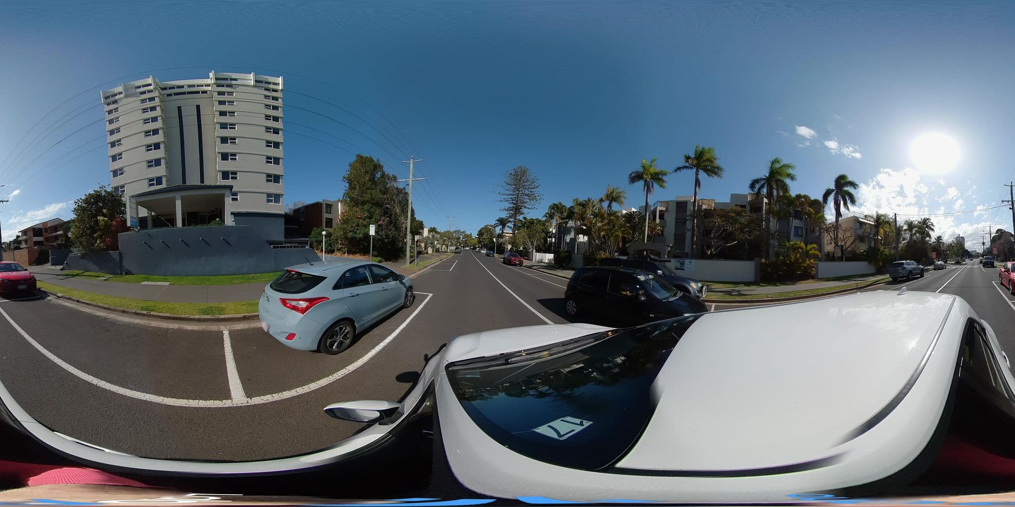 Street view near Spinnaker Quays, Mooloolaba — © LukeCWalton (CC BY-SA · Mapillary)