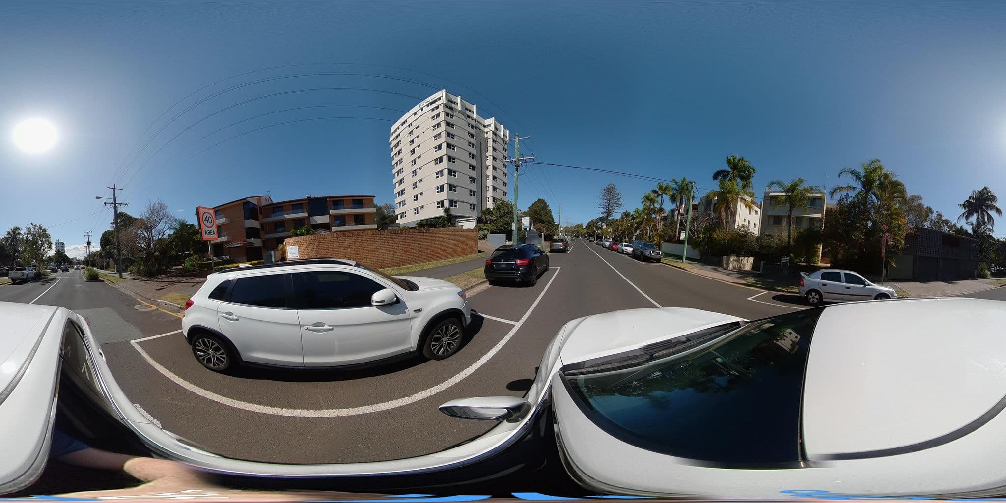 Street view near 84 The Spit Holiday Apartments, Mooloolaba — © LukeCWalton (CC BY-SA · Mapillary)