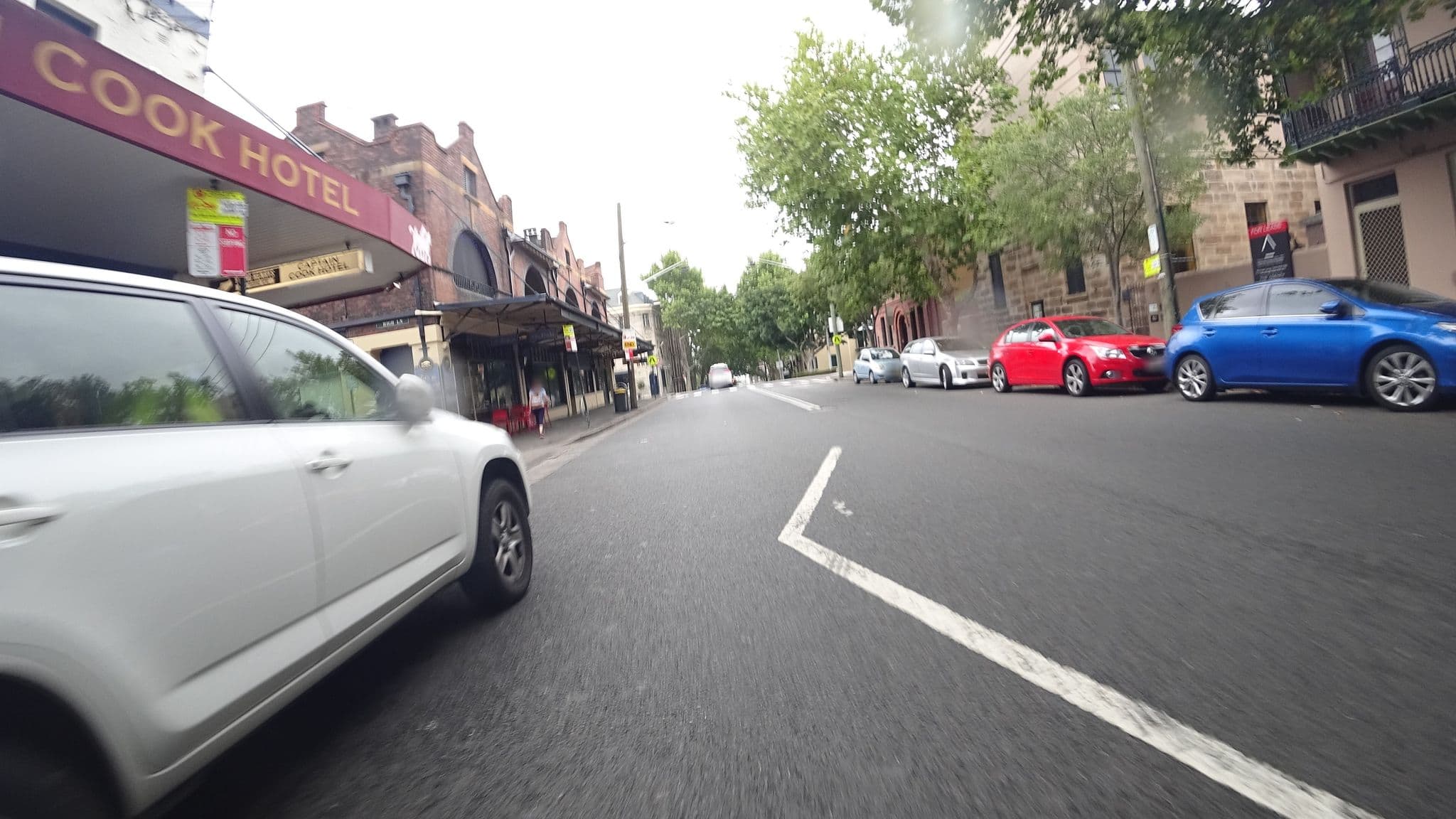Street view near Captain Cook Hotel, Millers Point — © aharvey (CC BY-SA · Mapillary)