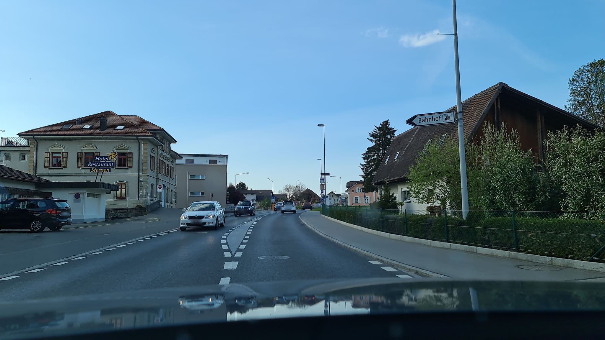 Street view near Hotel Sternen;Sternen, Hitzkirch — © alexanderar (CC BY-SA · Mapillary)