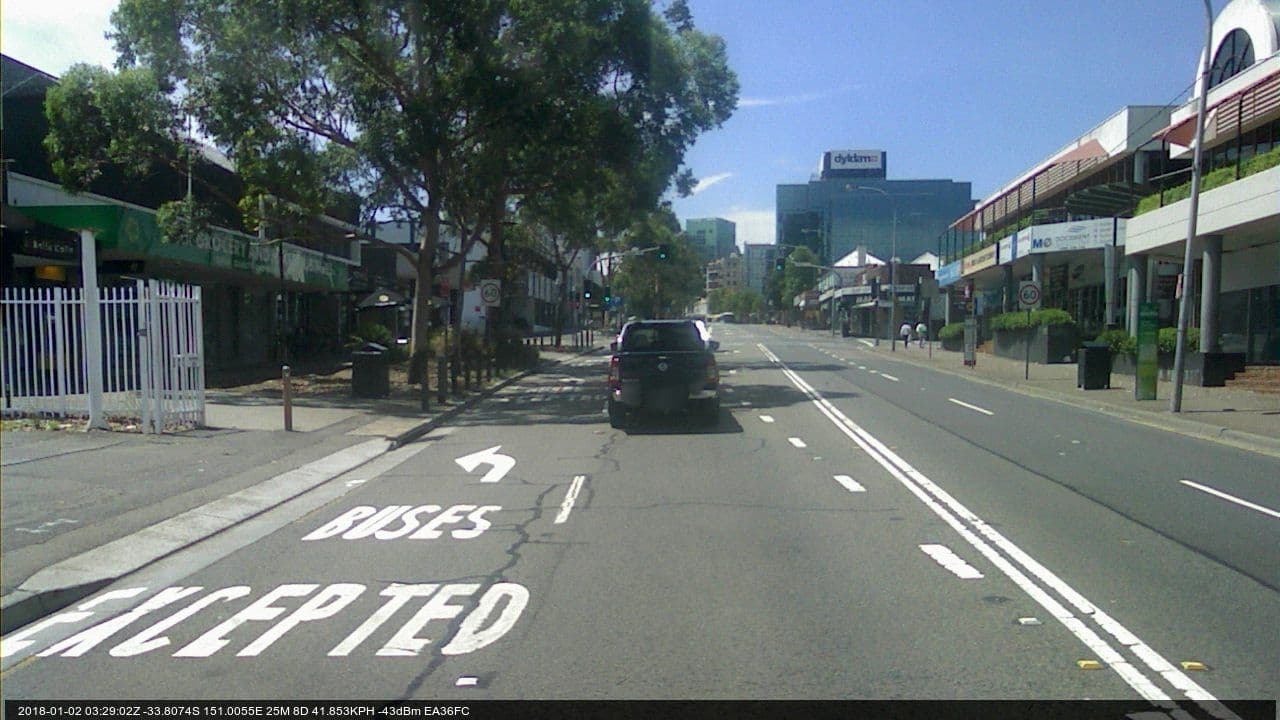 Street view near Former Royal Oak Hotel Site, Parramatta — © bob3bob3 (CC BY-SA · Mapillary)