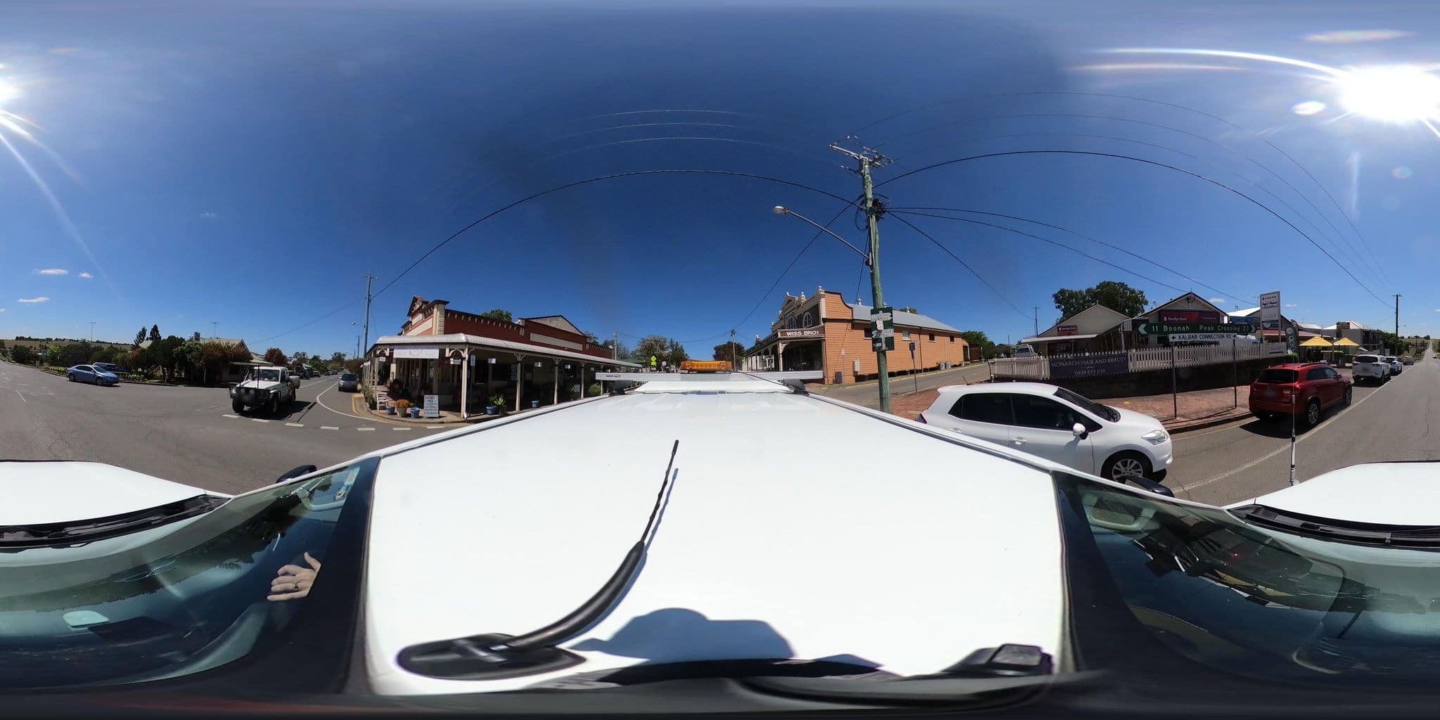 Street view near Royal Hotel Kalbar, Kalbar — © Design1 (CC BY-SA · Mapillary)
