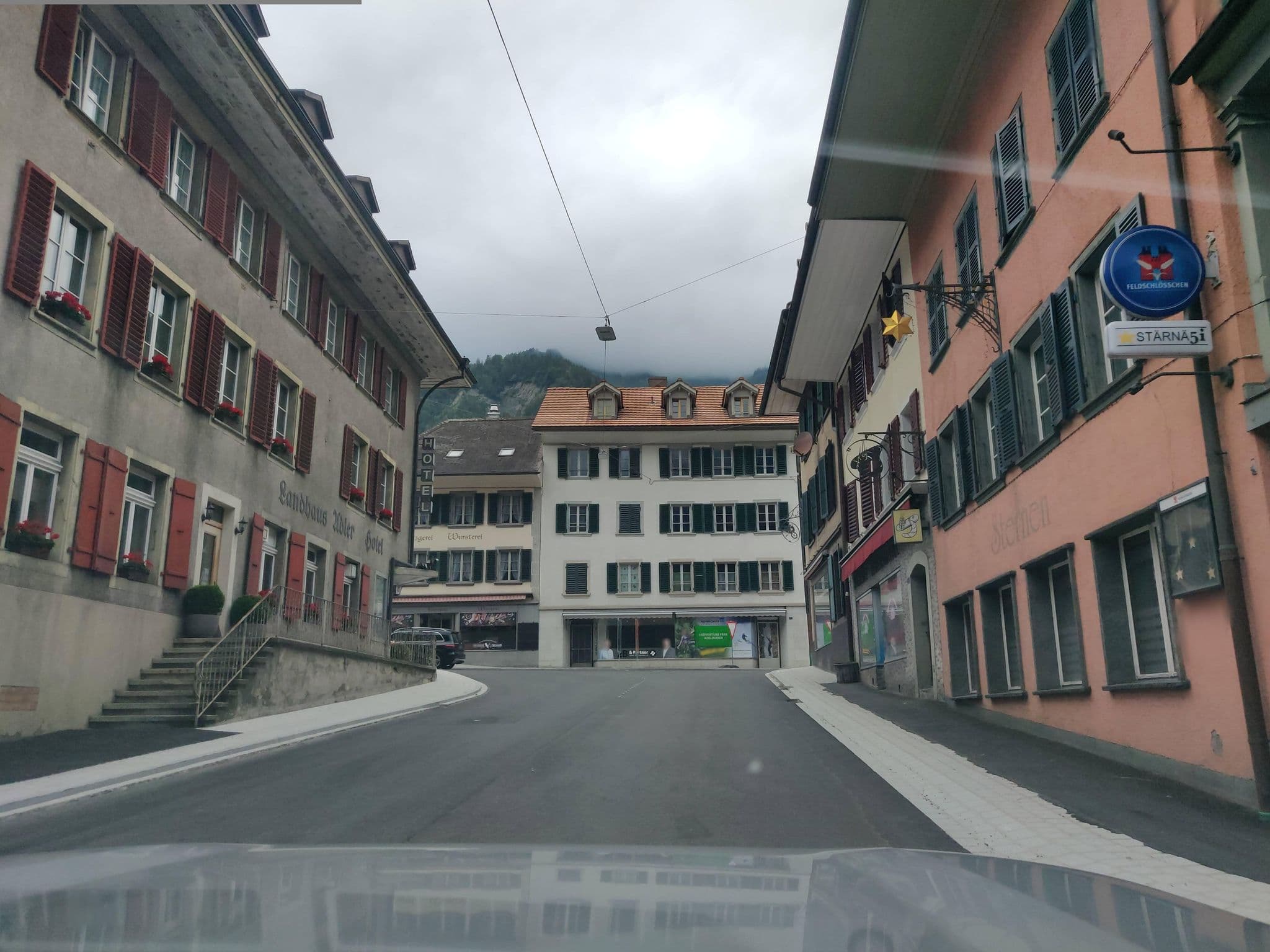 Street view near Landhaus Adler, Frutigen — © Yha1 (CC BY-SA · Mapillary)