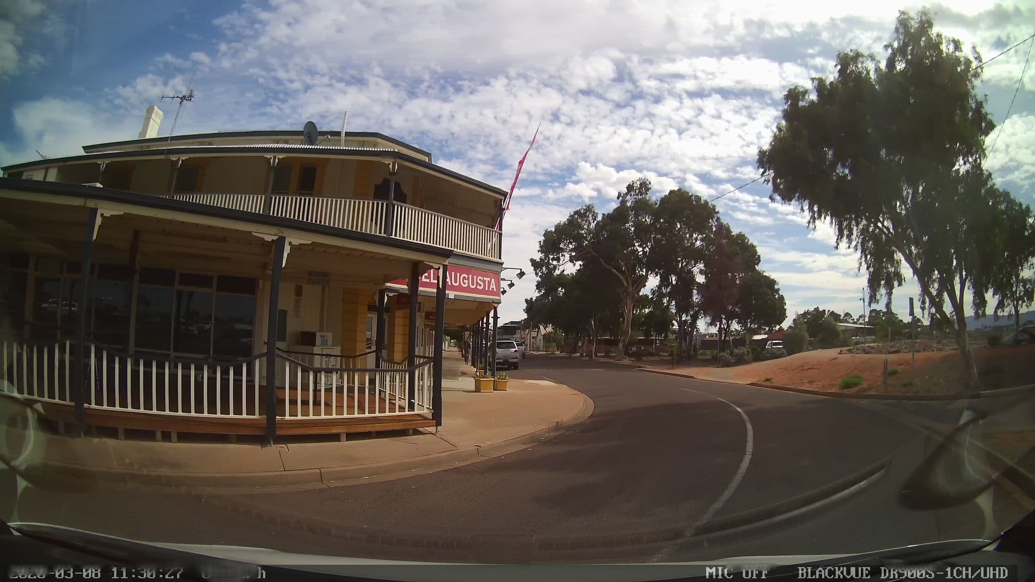 Street view near Hotel Augusta Social club, Port Augusta West — © bob3bob3 (CC BY-SA · Mapillary)