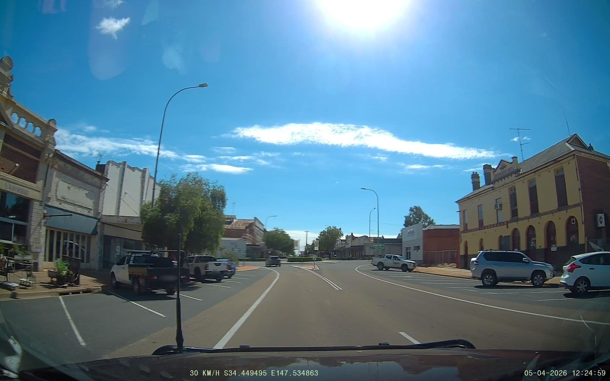 Street view near Westminster Hotel, Temora — © fizzie (CC BY-SA · Mapillary)