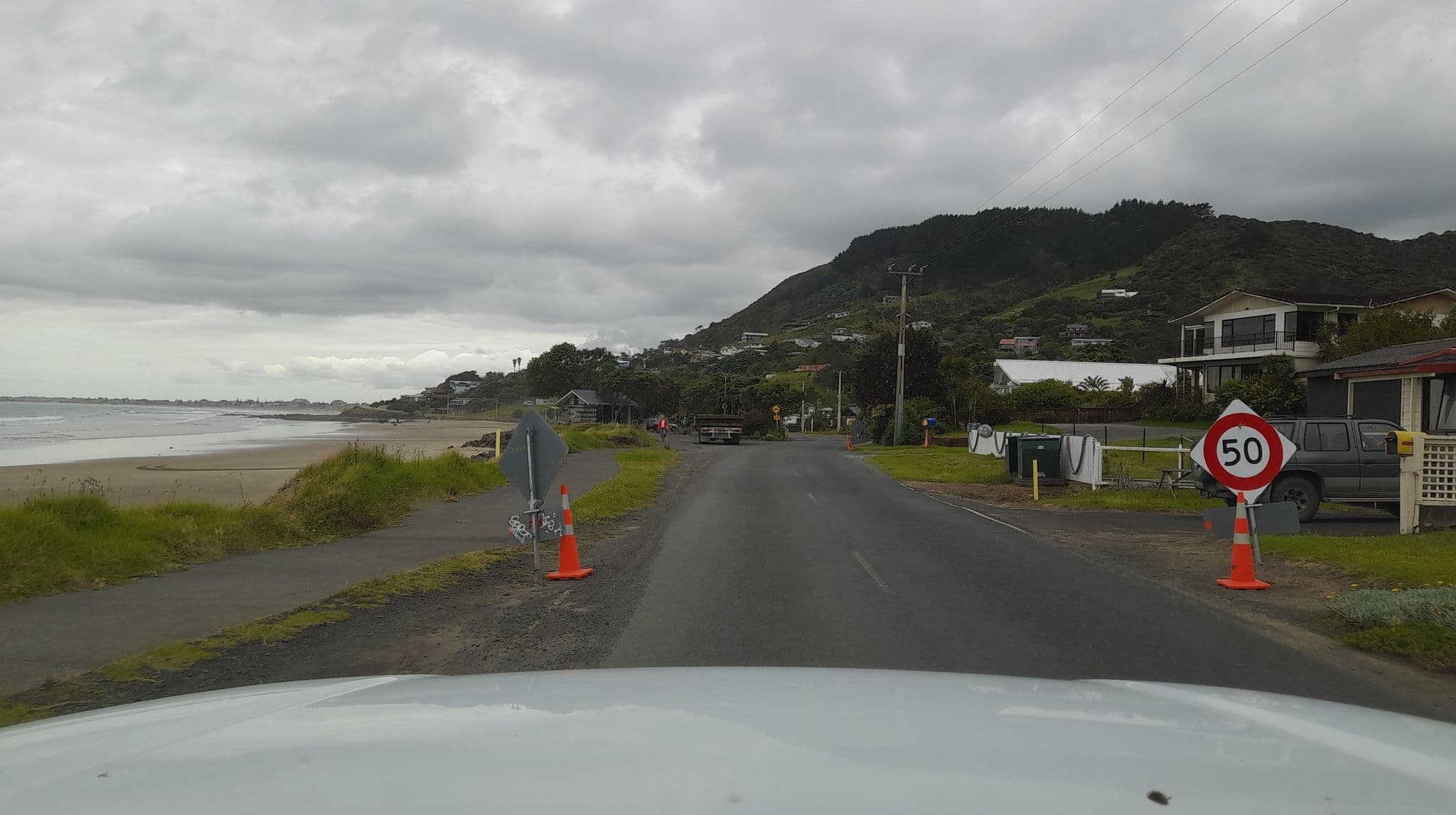 Street view near Foreshore Lodge, Ahipara — © BernardPetersenNTA (CC BY-SA · Mapillary)