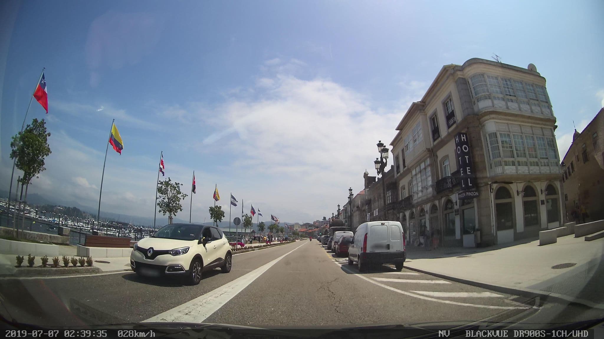 Street view near Hotel Pinzón (Baiona), Baiona — © sanjorgepinho (CC BY-SA · Mapillary)