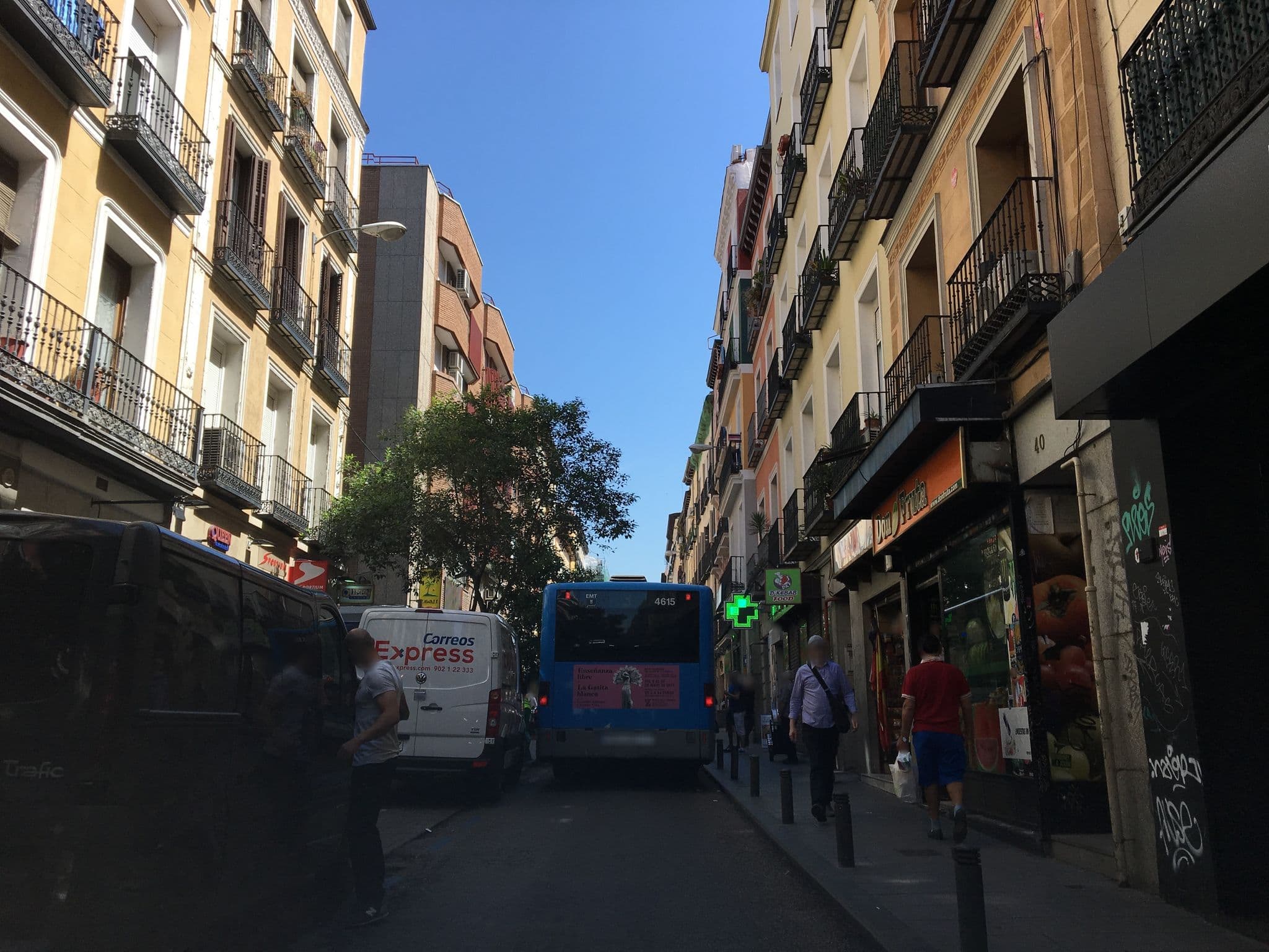 Street view near Hispano Boutique -Gran Via-, Justicia — © ccossio (CC BY-SA · Mapillary)