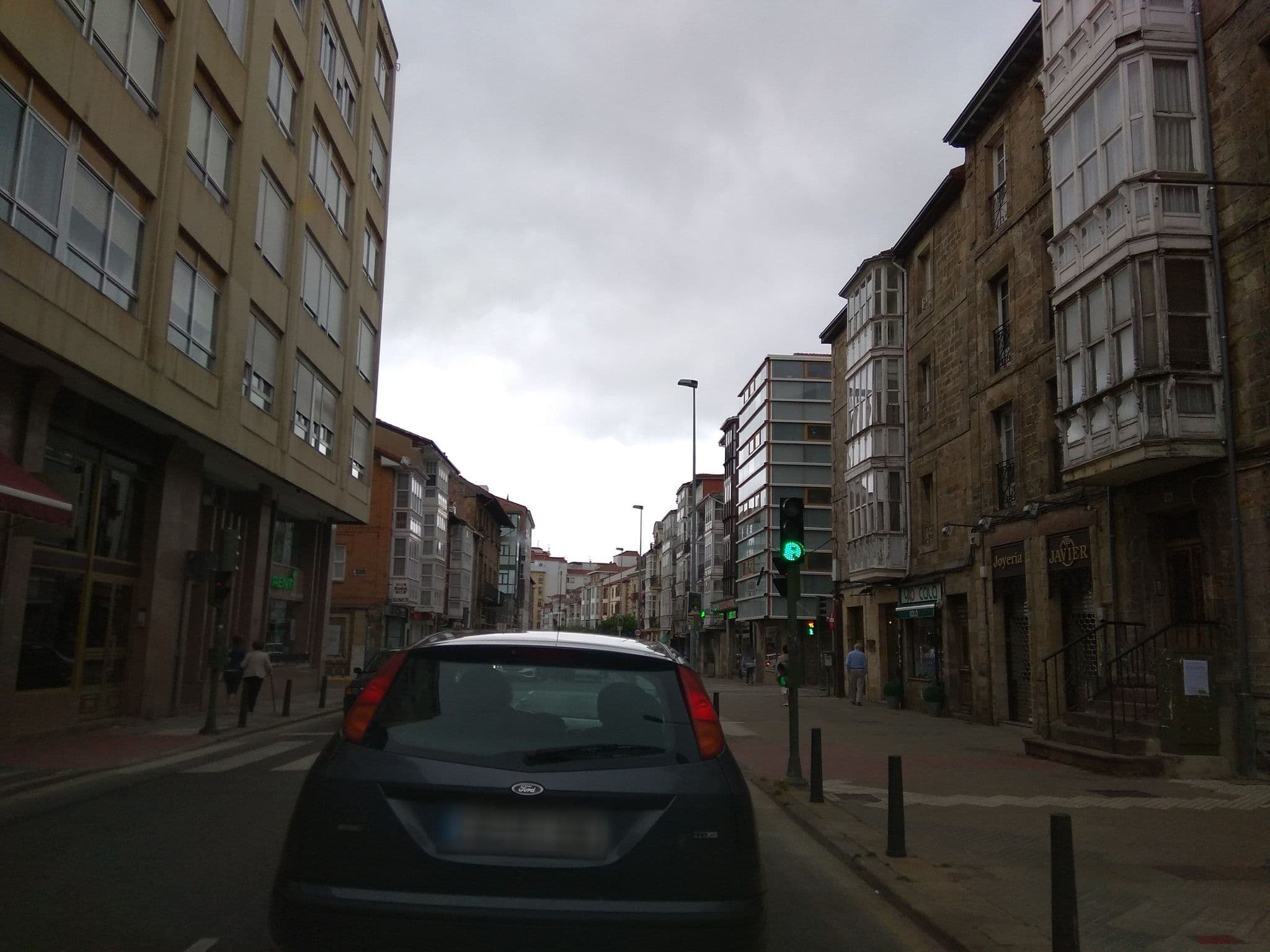 Street view near Hotel Ábrego, Reinosa — © egofer (CC BY-SA · Mapillary)