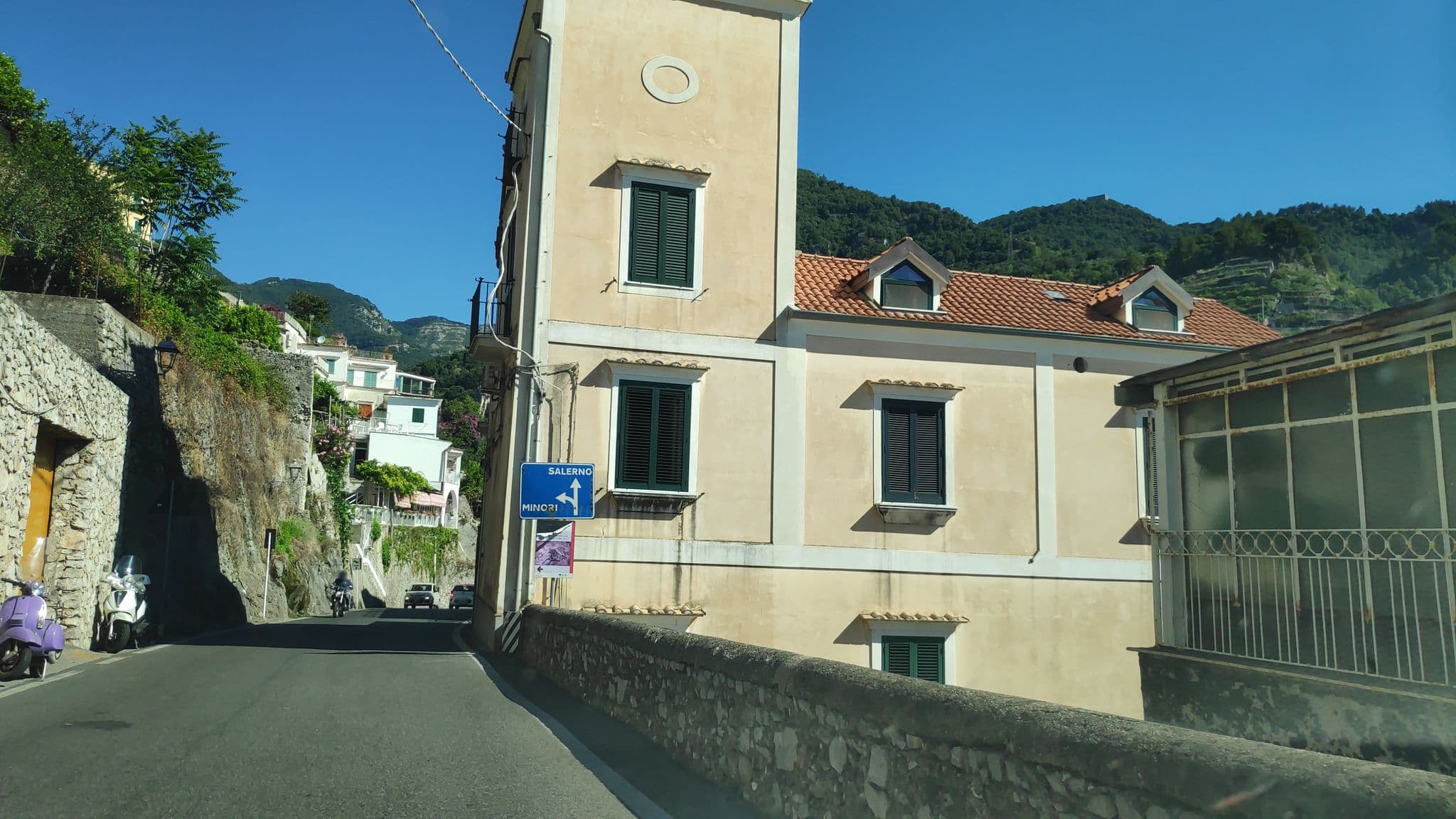 Street view near Hotel 7 Bello - Amalfi Coast, Minori — © marcuscalabresus (CC BY-SA · Mapillary)