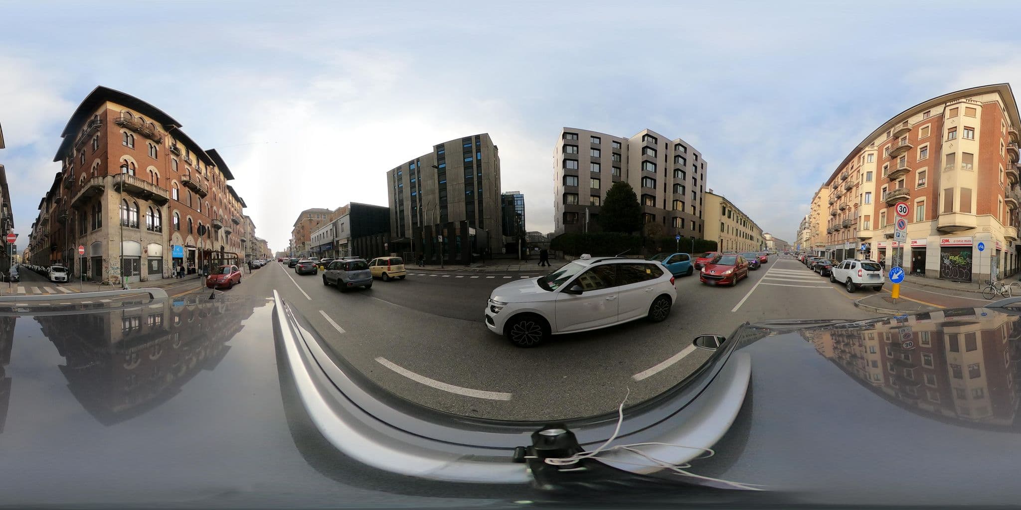 Street view near Nizza26 Serviced Apartments, San Salvario — © canfe (CC BY-SA · Mapillary)