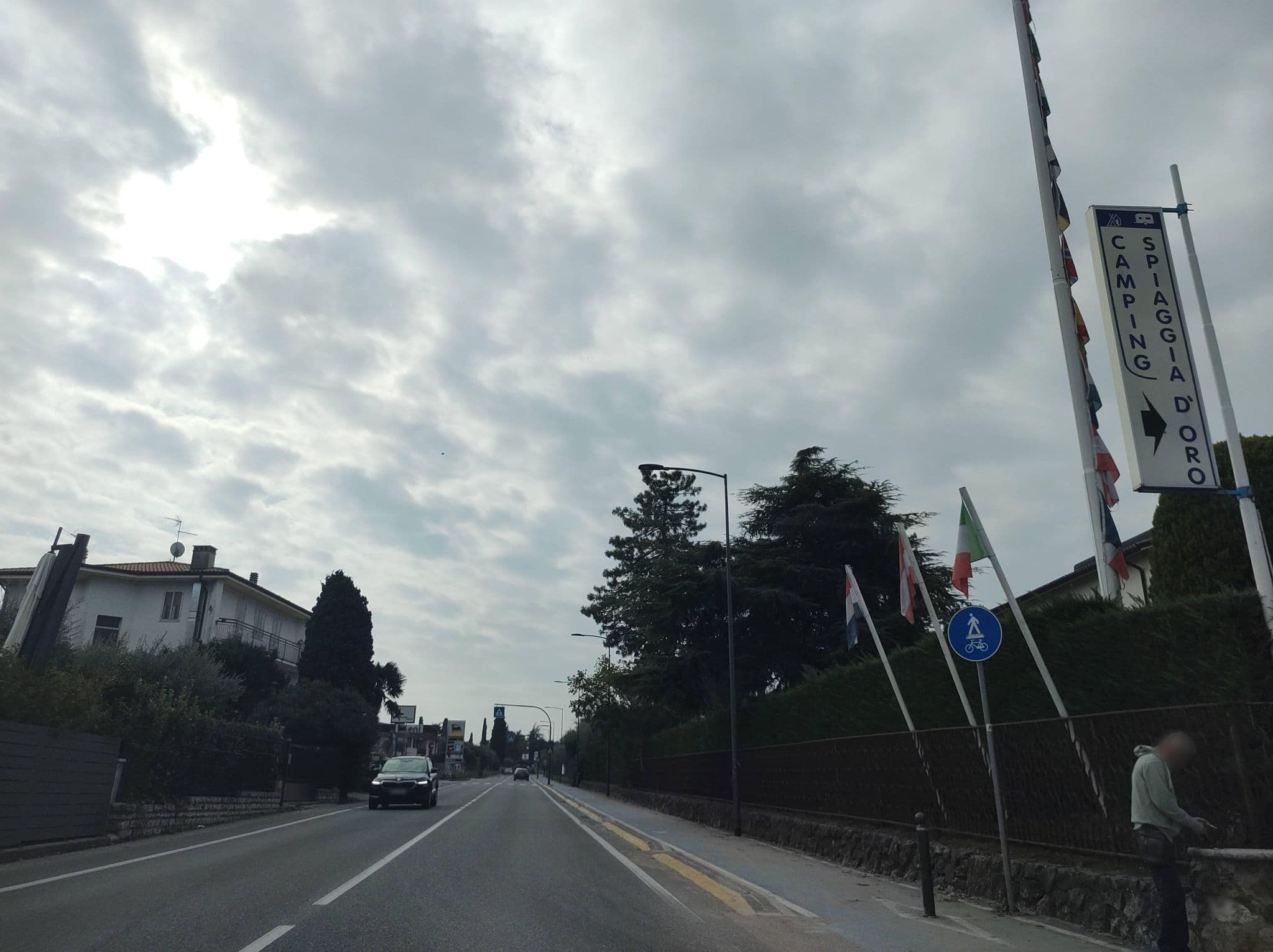 Street view near Camping Spiaggia D'Oro, Lazise — © thetornado76 (CC BY-SA · Mapillary)