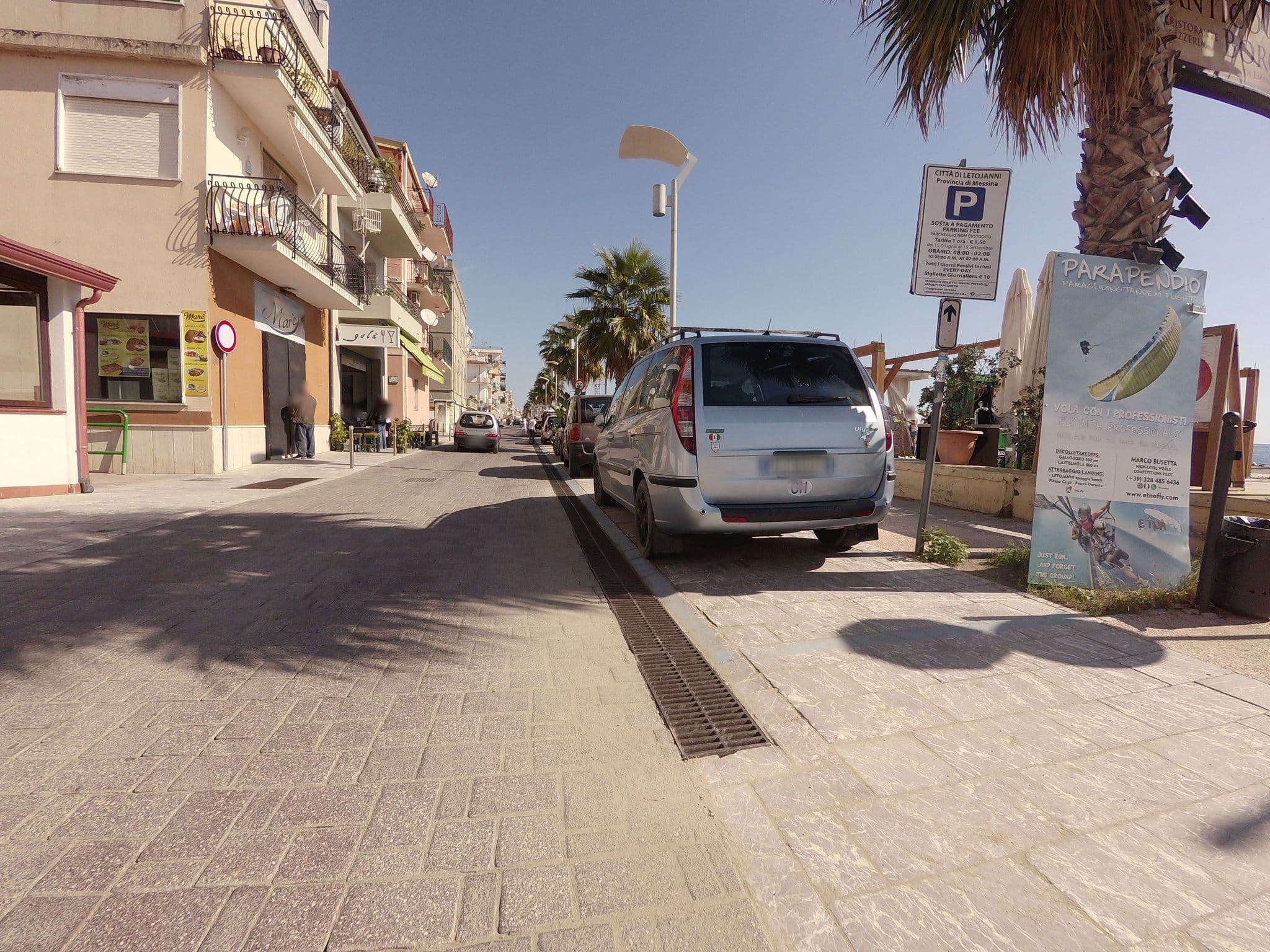 Street view near The Sea Rooms, Letojanni — © posiki (CC BY-SA · Mapillary)