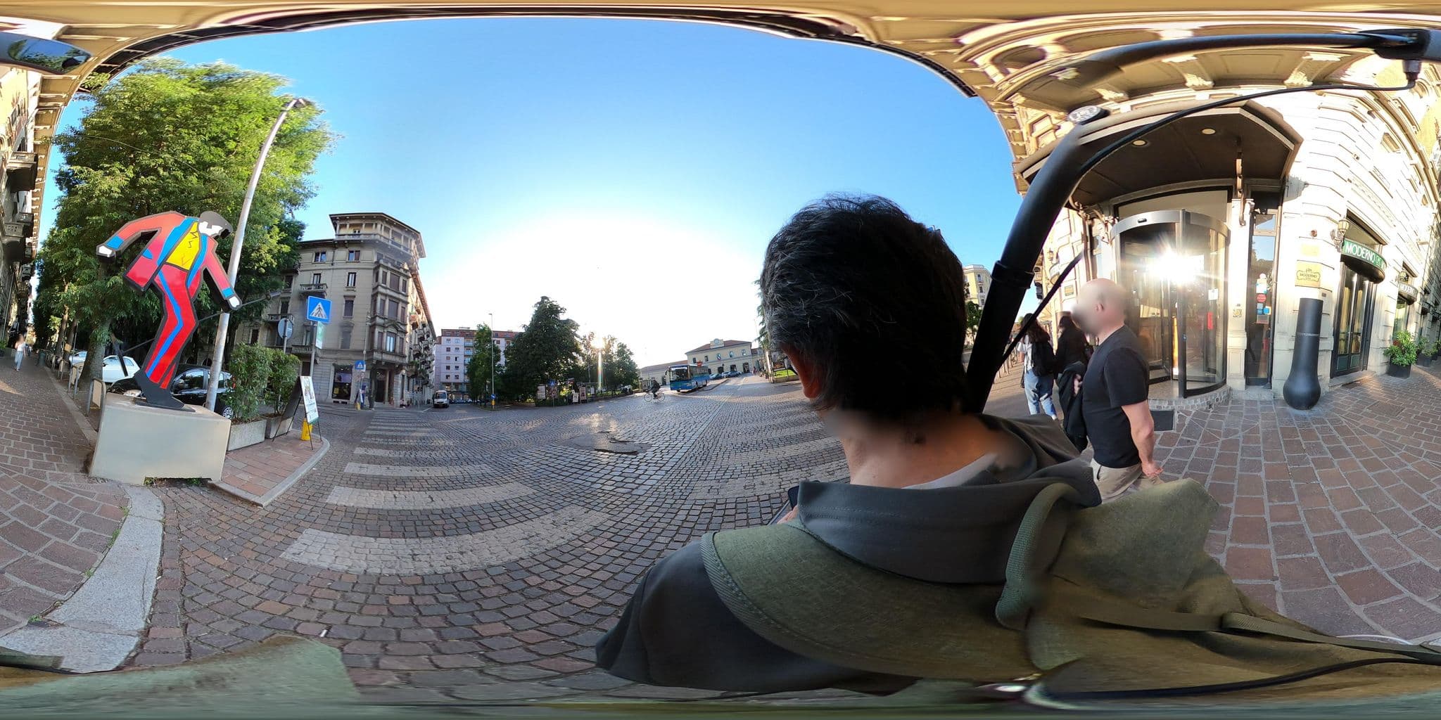 Street view near Hotel Moderno Pavia, Pavia — © mapconcierge (CC BY-SA · Mapillary)