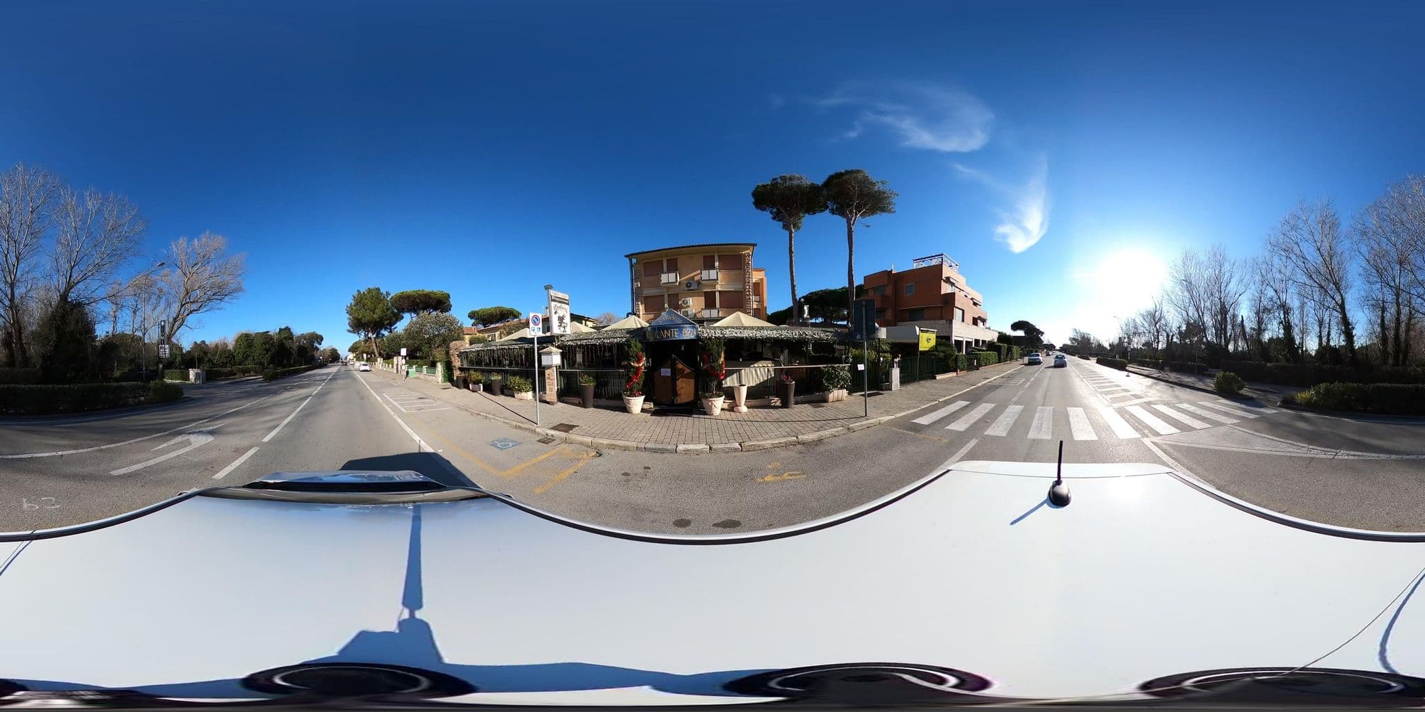 Street view near Hotel Il Cavaliere Nero, Tirrenia — © momix (CC BY-SA · Mapillary)