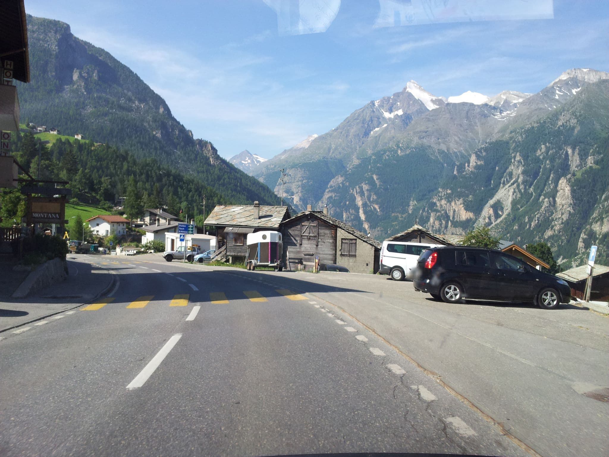Street view near Hotel Montana, Grächen — © sp8962de (CC BY-SA · Mapillary)